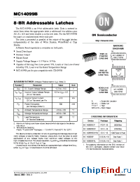 Datasheet MC14099B manufacturer ON Semiconductor