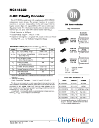 Datasheet MC14532 manufacturer ON Semiconductor