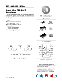Datasheet MC1489AP manufacturer ON Semiconductor