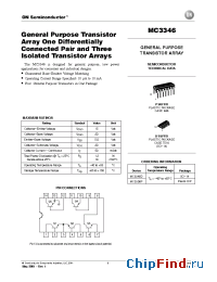 Datasheet MC3346DR2 manufacturer ON Semiconductor