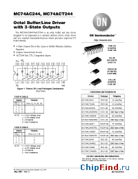 Datasheet MC74ACT244DT manufacturer ON Semiconductor