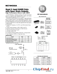 Datasheet MC74HC03A manufacturer ON Semiconductor