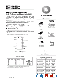 Datasheet MC74HC161AD manufacturer ON Semiconductor