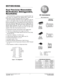 Datasheet MC74HC4538 manufacturer ON Semiconductor