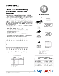 Datasheet MC74HC540ADTEL manufacturer ON Semiconductor