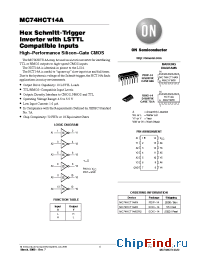 Datasheet MC74HCT14A manufacturer ON Semiconductor