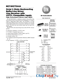 Datasheet MC74HCT244A manufacturer ON Semiconductor