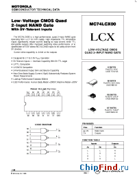 Datasheet MC74LCX00D manufacturer ON Semiconductor