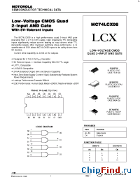 Datasheet MC74LCX08D manufacturer ON Semiconductor