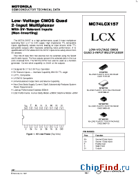 Datasheet MC74LCX157D manufacturer ON Semiconductor