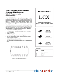 Datasheet MC74LCX157MEL manufacturer ON Semiconductor