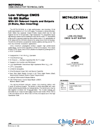 Datasheet MC74LCX16244 manufacturer ON Semiconductor