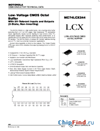 Datasheet MC74LCX244DW manufacturer ON Semiconductor
