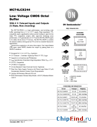 Datasheet MC74LCX244DWR2 manufacturer ON Semiconductor