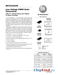 Datasheet MC74LCX245DWR2 manufacturer ON Semiconductor