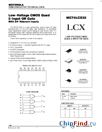 Datasheet MC74LCX32D manufacturer ON Semiconductor