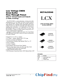 Datasheet MC74LCX540DTR2 manufacturer ON Semiconductor