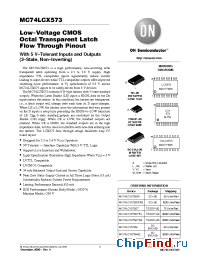 Datasheet MC74LCX573ML2 manufacturer ON Semiconductor