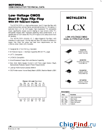 Datasheet MC74LCX74D manufacturer ON Semiconductor
