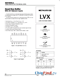 Datasheet MC74LVX125M manufacturer ON Semiconductor