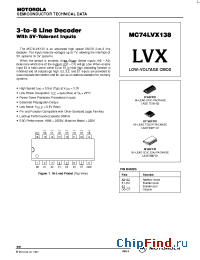 Datasheet MC74LVX138 manufacturer ON Semiconductor