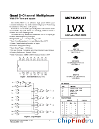 Datasheet MC74LVX157DR2 manufacturer ON Semiconductor
