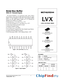 Datasheet MC74LVX244DTR2 manufacturer ON Semiconductor