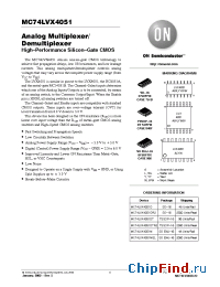 Datasheet MC74LVX4051 manufacturer ON Semiconductor