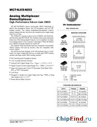 Datasheet MC74LVX4053D manufacturer ON Semiconductor