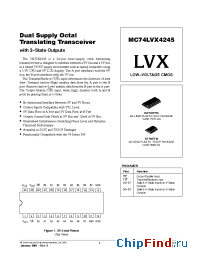 Datasheet MC74LVX4245 manufacturer ON Semiconductor