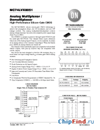Datasheet MC74LVX8051 manufacturer ON Semiconductor
