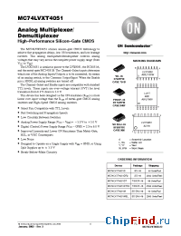 Datasheet MC74LVXT4051D manufacturer ON Semiconductor