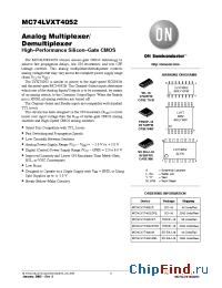 Datasheet MC74LVXT4052D manufacturer ON Semiconductor