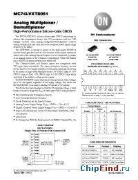 Datasheet MC74LVXT8051DR2 manufacturer ON Semiconductor