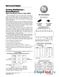 Datasheet MC74LVXT8053 manufacturer ON Semiconductor