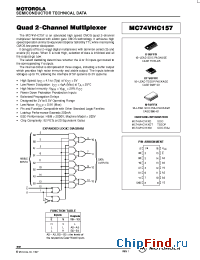 Datasheet MC74VHC157D manufacturer ON Semiconductor
