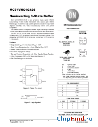 Datasheet MC74VHC1G126DTT1 manufacturer ON Semiconductor