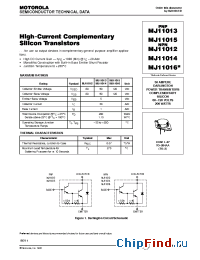Datasheet MJ11012 manufacturer ON Semiconductor