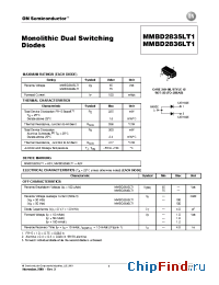 Datasheet MMBD2835LT1 manufacturer ON Semiconductor