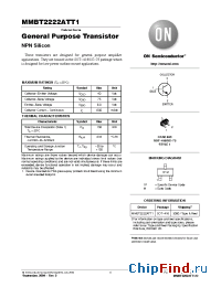 Datasheet MMBT2222ATT1 manufacturer ON Semiconductor