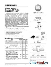 Datasheet MMDF3N02HDR2 manufacturer ON Semiconductor