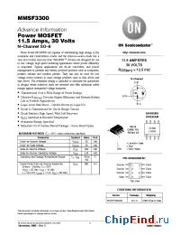 Datasheet MMSF3300R2 manufacturer ON Semiconductor