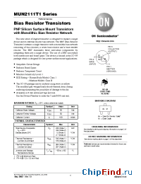 Datasheet MUN2132T3 manufacturer ON Semiconductor