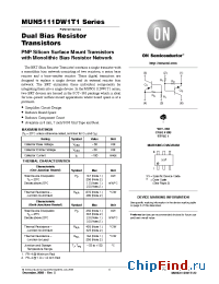 Datasheet MUN5114DW1T1 manufacturer ON Semiconductor
