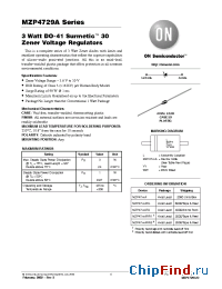 Datasheet MZP4734A manufacturer ON Semiconductor