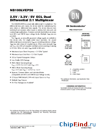 Datasheet NB100LVEP56DT manufacturer ON Semiconductor