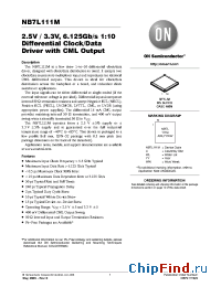 Datasheet NB7L111MMNG manufacturer ON Semiconductor