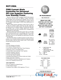 Datasheet NCP1200AP100 manufacturer ON Semiconductor