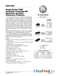Datasheet NCP1205DR2 manufacturer ON Semiconductor