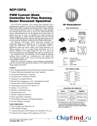 Datasheet NCP1207A manufacturer ON Semiconductor